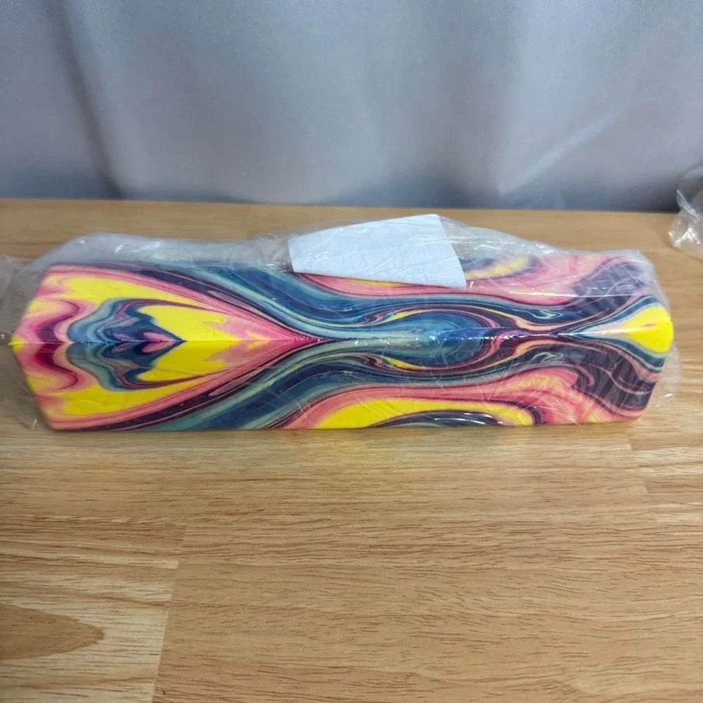 Rainbow Tie-Dye Butter Squishy 14 oz Slow Rising Jumbo Stress Toy NEW